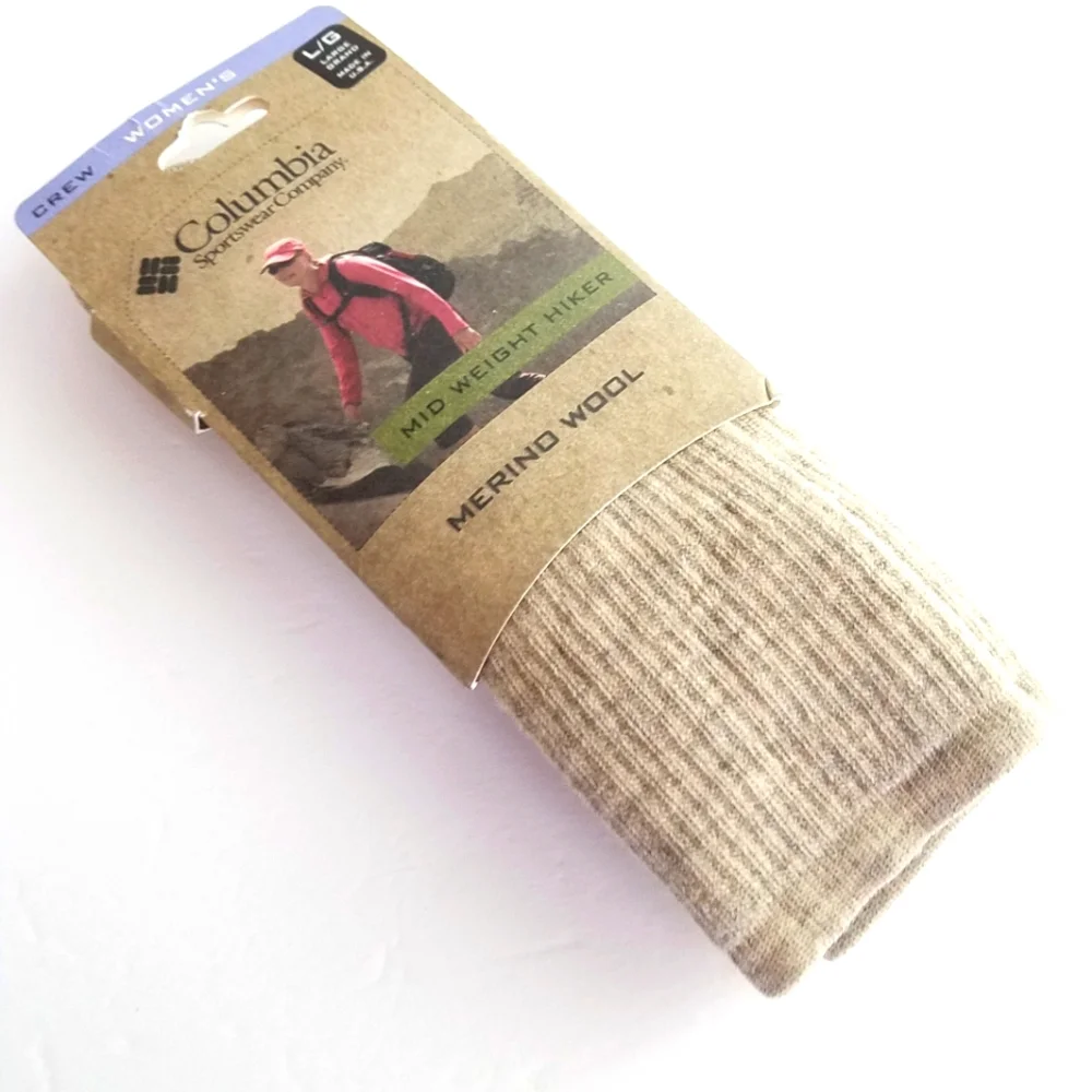 Columbia Cascade Crest Crew Socks L